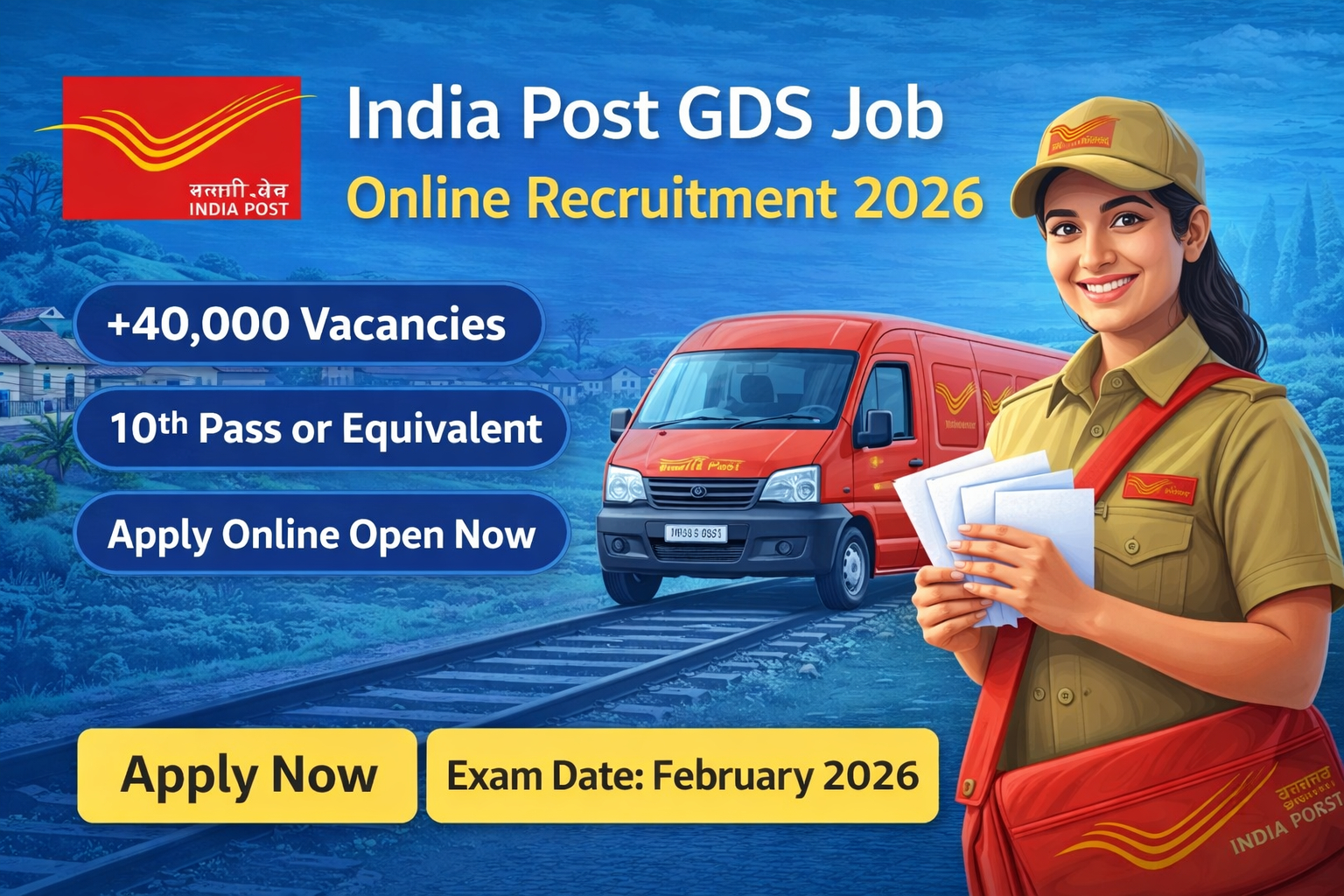 India Post GDS Job online Recruitment 2026 